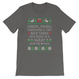 Jiu-Jitsu Christmas Unisex Tee (Sweeps, Passes, Takedowns & Taps, Back Takes with Hooks In & Sweat on the Mats)