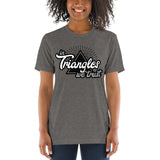 In Triangles We Trust Short Sleeve Tri-Blend T-shirt