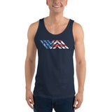 Vida American Flag Icon Premium Unisex Tank Top