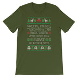 Jiu-Jitsu Christmas Unisex Tee (Sweeps, Passes, Takedowns & Taps, Back Takes with Hooks In & Sweat on the Mats)