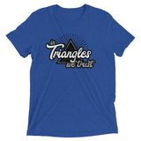 In Triangles We Trust Short Sleeve Tri-Blend T-shirt