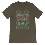 Jiu-Jitsu Christmas Unisex Tee (Sweeps, Passes, Takedowns & Taps, Back Takes with Hooks In & Sweat on the Mats)