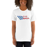 American Flag Vida Icon Short-Sleeve Unisex Premium T-Shirt