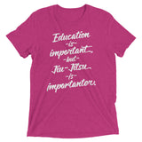 Jiu-Jitsu is Importanter Unisex Tri-blend Tee