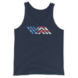 Vida American Flag Icon Premium Unisex Tank Top