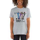 Yay for Jiu-Jitsu Dancing Balloon Guys Short-Sleeve Unisex T-Shirt