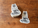 Your Jiu-Jitsu is Trash Racoon Sticker