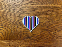 BJJ Heart Sticker - Adult Belt Ranks