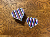 BJJ Heart Sticker - Adult Belt Ranks