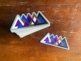 BJJ Triangle Hugs Sticker - Jiu-Jitsu Triangles Vinyl Decal