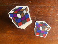 BJJ Rubik's Cube Sticker - Jiu-Jitsu Vinyl Decal