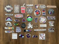 BJJ Triangle Hugs Sticker - Jiu-Jitsu Triangles Vinyl Decal