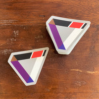 Jiu-Jitsu Triangle Sticker - BJJ Belt Rank Decal