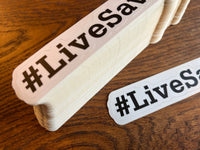 Live Savagely Sticker - #LiveSavagely Vinyl Decal