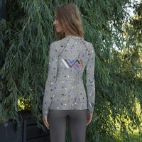 Jiu-Jitsu Molecules Women's Rash Guard