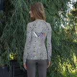Jiu-Jitsu Molecules Women's Rash Guard