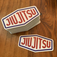 Red, White & Blue Jiu-Jitsu Sticker