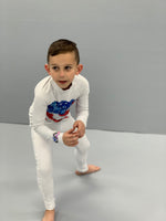American Flag Spats - Kid's Jiu-Jitsu Leggings