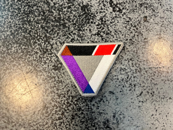 Jiu-Jitsu Rank Triangle Embroidered Velcro Patch