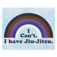 I Can't. I Have Jiu-Jitsu. Jigsaw Puzzle