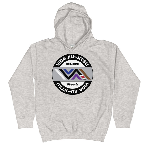 Vida Jiu-Jitsu Circle Logo Kids Hoodie