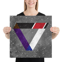 Jiu-Jitsu Rank Triangle Art Poster Print