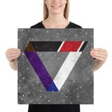 Jiu-Jitsu Rank Triangle Art Poster Print