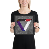 Jiu-Jitsu Rank Triangle Framed Art Poster Print