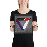 Jiu-Jitsu Rank Triangle Framed Art Poster Print