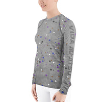Jiu-Jitsu Molecules Women's Rash Guard