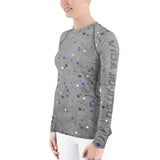 Jiu-Jitsu Molecules Women's Rash Guard