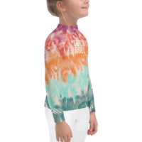 Tie Dye Let's Roll NoGi Kids Jiu-Jitsu Rash Guard (BJJ Colorway 1)