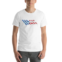 American Flag Vida Icon Short-Sleeve Unisex Premium T-Shirt