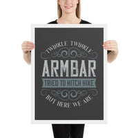 Twinkle Twinkle Armbar Framed Jiu-Jitsu Art Poster Print