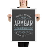 Twinkle Twinkle Armbar Framed Jiu-Jitsu Art Poster Print