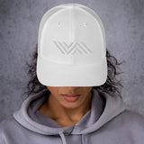 Vida Icon White on White Trucker Cap