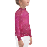 Pink Space Jiu-Jitsu Kids Rash Guard