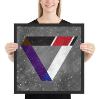 Jiu-Jitsu Rank Triangle Framed Art Poster Print