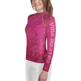 Pink Space Jiu-Jitsu Youth Rash Guard