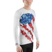 American Flag Men's Jiu-Jitsu Rash Guard
