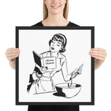 Mastering Chokeholds Framed Jiu-Jitsu Art Poster Print