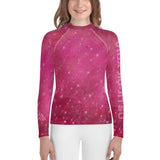Pink Space Jiu-Jitsu Youth Rash Guard