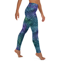 Mermaid Scales Jiu-Jitsu Spats - BJJ Yoga Leggings