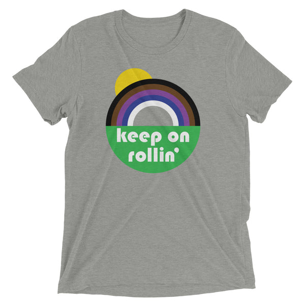 Keep on Rollin' Unisex Tri-blend Tee
