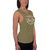 Every Morning I Wake Up and I Think About Jiu-Jitsu All Day Long Ladies’ Muscle Tank