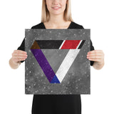 Jiu-Jitsu Rank Triangle Art Poster Print