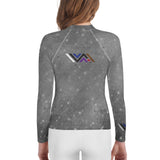 Jiu-Jitsu Space Hexagon Youth Rash Guard