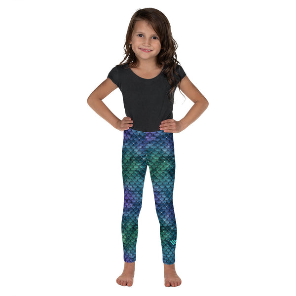 Mermaid Scales Kids Jiu-Jitsu Spats - BJJ Yoga Leggings