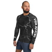 Black Marble Lightning Men's NoGi Jiu-Jitsu Rash Guard