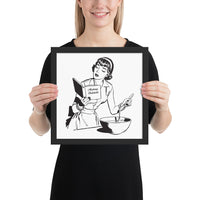 Mastering Chokeholds Framed Jiu-Jitsu Art Poster Print